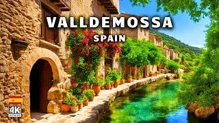 Discovering Valldemossa in Mallorca, Spain's Enchanting Village|4K HDR Mallorca virtual Walking Tour