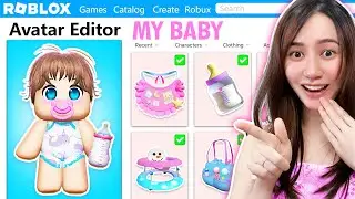 MAKING MY BABY a ROBLOX ACCOUNT!