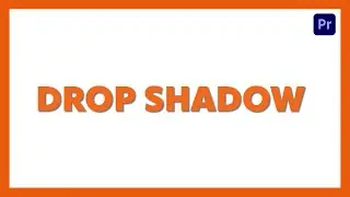 Add a DROP SHADOW to text in Premiere Pro