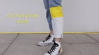 Customising my mom Jeans | Bleaching+Painting