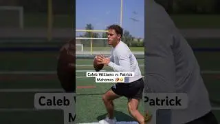 Caleb Williams vs Patrick Mahomes‼️🤣 #nfl #nflfootball #footballshorts #americanfootball