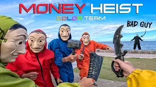 PARKOUR MONEY HEIST COLOR vs BLACK BAD GUY 2.0 ( Epic Parkour Pov Chase ) THE VILLAIN