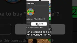Buying DARK BLADE In Blox Fruits!