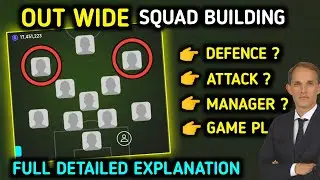 Out wide squad building in efootball | out wide playing style | best playing style