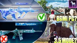 🥶AUG GLACIER JUST KILLED GLACIER M416 ||BGMI NEXT PC GRAPHIC UPDATE || 3.5 WINTER MODE CONCEPT?