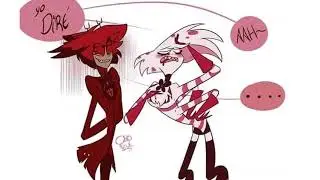 Alastor y Angel Dust hacen un Duo.- Hazbin Hotel Comics