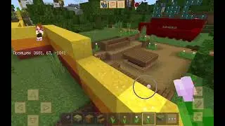 Я построила парк в городе жителей в Майнкрафт!😱😱😱 | KrestaLinka Minecraft |