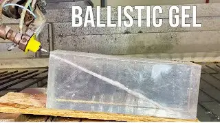 Ballistic Gel vs 60,000 PSI Waterjet