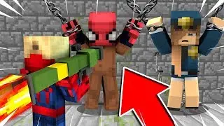 FAKİR VE KIZ POLİSİ ÖRÜMCEK KIZ ÖLDÜRECEK! 😱 - Minecraft