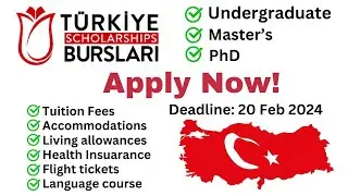 Türkiye Scholarships 2024 full scholarships undergraduate, master, PhD Turkey | APPLY NOW!