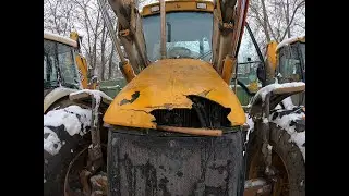 Ремонт капота на экскаваторе-погрузчике JCB 4СX.