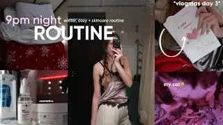 моя НОЧНАЯ рутина✨🎄| christmas, cozy + skincare | 