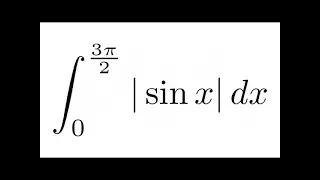Definite Integral of  sinx  from 0 to 3pi/2