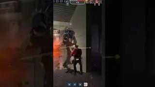 Engineer explodes a robot on the head with guitar #funny #tf2 #robot