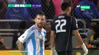VENEZUELA vs. ARGENTINA: LIONEL MESSI INTENTÓ LA PERSONAL ANTE ROMO | CLASIFICATORIAS 2026 🇻🇪⚽️🇦🇷