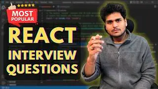 Top 12 React Interview Questions 🔥 for Freshers & Experienced  | Preparation 2025 🚀