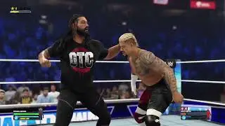 Roman Reigns VS Solo Sikoa extreme rules match SmackDown WWE 2k 24