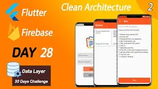 Day 28 | Flutter Tutorial My Notes App with Firebase ep  2 - Data Layer  