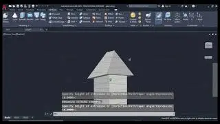 AutoCAD 2021: Extrude