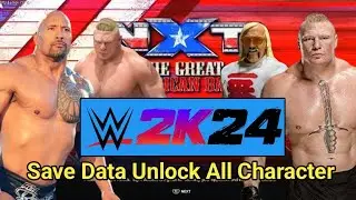 [PS4] WWE 2K24 Save Data Mod Unlock Character CUSA43272 update 1.12 PS4 Hen