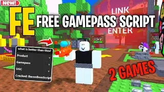 [ FE ]  Universal Free Gamepass Script - 2 Games Working | Roblox Script