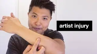 My experience with tennis elbow (as an artist)