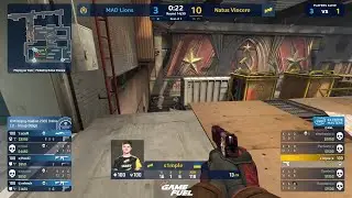 s1mple 1v3 P250 clutch vs. MAD Lions | IEM BEIJING HAIDIAN 2020 EUROPE