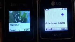 Samsung E1150i & LG A175 Incoming Calls