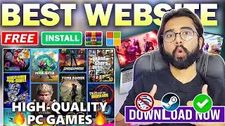 🔥Finally Best Website To Download Games In Pc 2024|| Free Games | Legal Website |No Piracy| No Virus