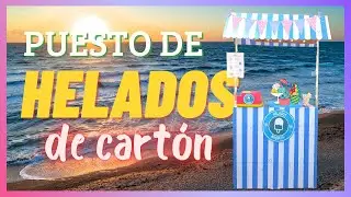 PUESTO DE HELADOS con LUCES para NIÑOS