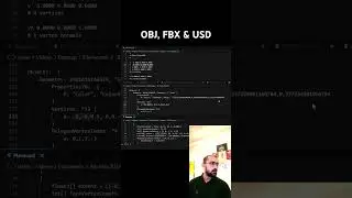 Comparison: fbx obj and usd file format 