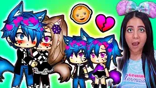 My BOSS is the FATHER of my KIDS?! 👶🍼 Gacha Life Mini Movie Love Story Reaction