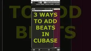 3 EASY ways to add BEATS in Cubase 12 pro!! 