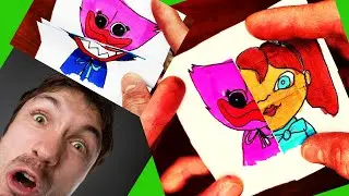 Не просто нарисовать Хаги Ваги и Киси Миси. How to draw Kissy Missy