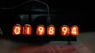Nixie tubes clock - anti poisoning effect by GRA & AFCH