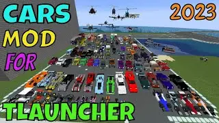 How to Download and Install Cars Mod in Tlauncher 2023 || Vehicle Mod for Tlauncher Minecraft