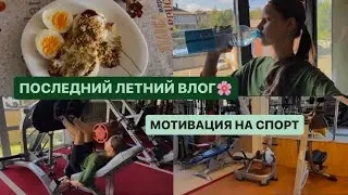 ПОСЛЕДНИЙ ЛЕТНИЙ ВЛОГ😭 мотивация на спорт