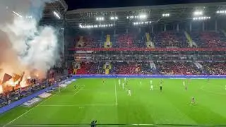 ЦСКА ЗЕНИТ | БОЛЕЛЬЩИКИ ЗАПУСКАЮТ ПИРОТЕХНИКУ