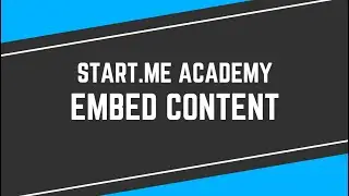 How to Embed Content to your start page