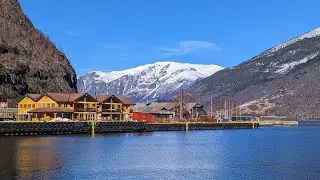 4K 🇳🇴 Flam Fjord Electric Cruise / Nærøyfjord in winter