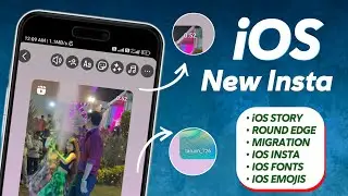 New iOS Instagram | iOS Instagram On Android 2024 | Instagram iPhone Story Feature Round Edge Update