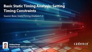 Basic Static Timing Analysis: Setting Timing Constraints