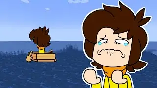 Spawning in an Ocean in Minecraft ( Animated 