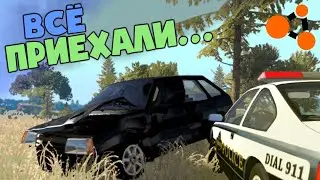 ПОГОНЯ на ДЕВЯТКЕ RWD от полиции в BeamNG Drive