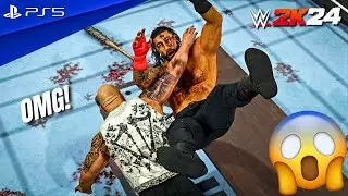 WWE 2K24 - The Rock vs. Roman Reigns - WrestleMania 41 Main Event Match | PS5™ [4K60]
