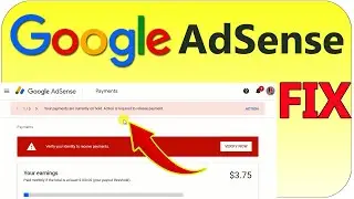 Google Adsense Identity Verification | Your payments are currently on hold action is required