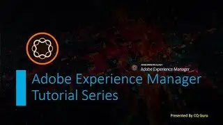 AEM Tutorial Series 1 Training index