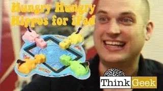 Electronic Hungry Hungry Hippos for iPad from ThinkGeek