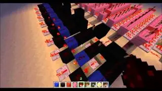 9 digit combination lock - Minecraft advanced redstone tutorial