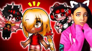😈 Maxine: The Girl Who Can See Devils! 😈 Gacha Club Mini Movie Horror Story Reaction